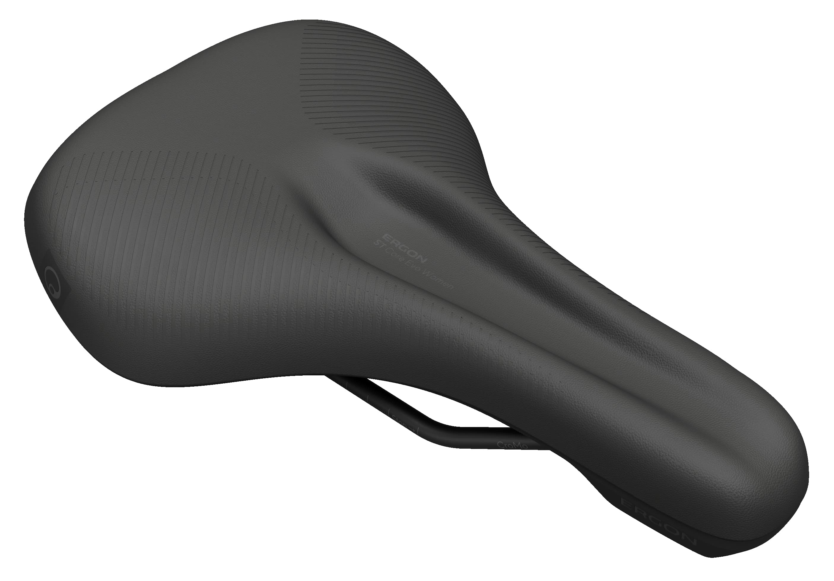 Седло Ergon ST Core Evo Women M/L, 182 мм, черно-серое фото 