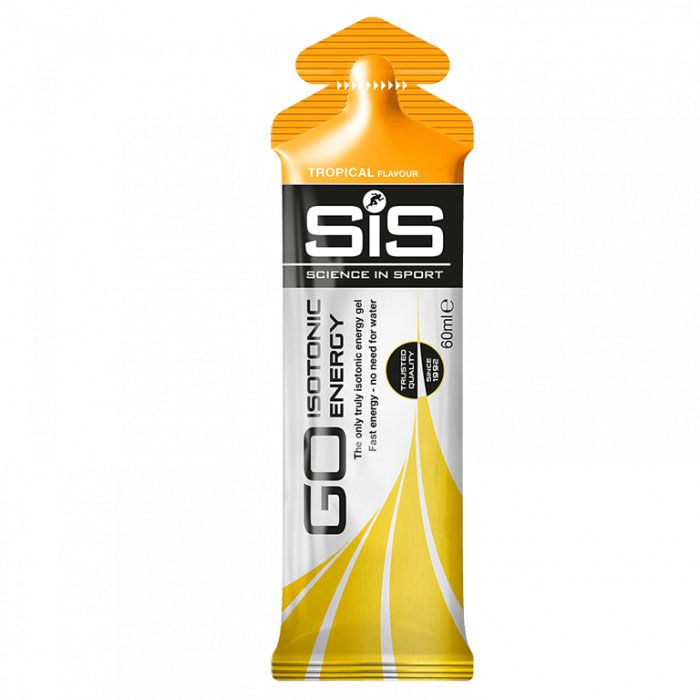 Гель ізотонічний вуглеводний SIS Go Isotonic Gel, Тропічні фрукти, 60мл фото 