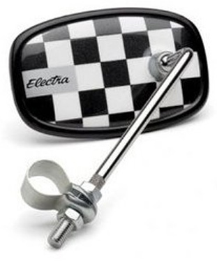 Зеркало на руль Electra Checkerboard Black/White фото 1