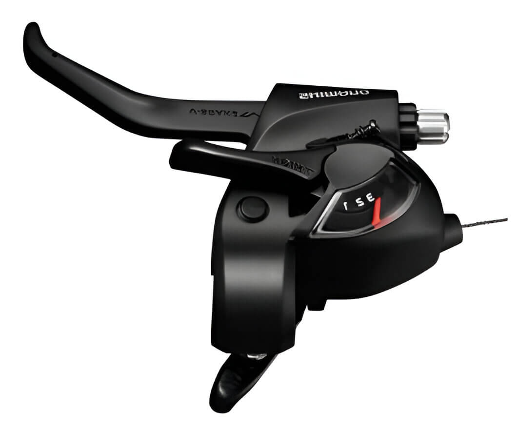 Ручки переключения лев. Shimano STEF-41 3-зв, черный ОЕМ, без упаковки фото 
