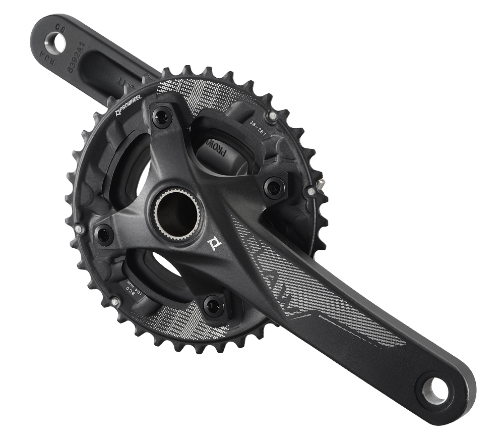 Комплект шатунов PROWHEEL CLAW-551-TT, (11S / 10S / 9S), 170mm, 36/26T black фото 