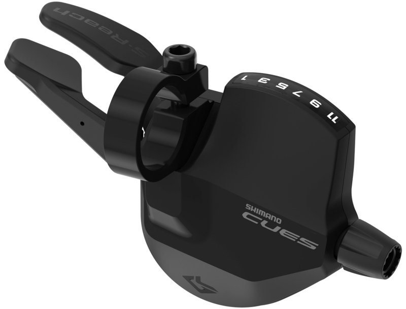 Ручка перемикання прав. Shimano SL-U6050-11R CUES, 11-шв., з індикатором передач фото 