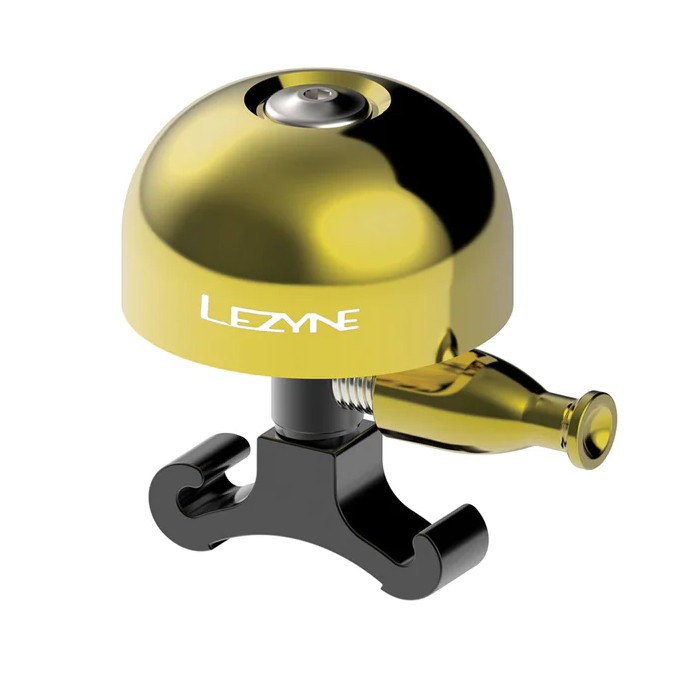 Звонок Lezyne CLASSIC BRASS BELL M, золотистый/черный фото 