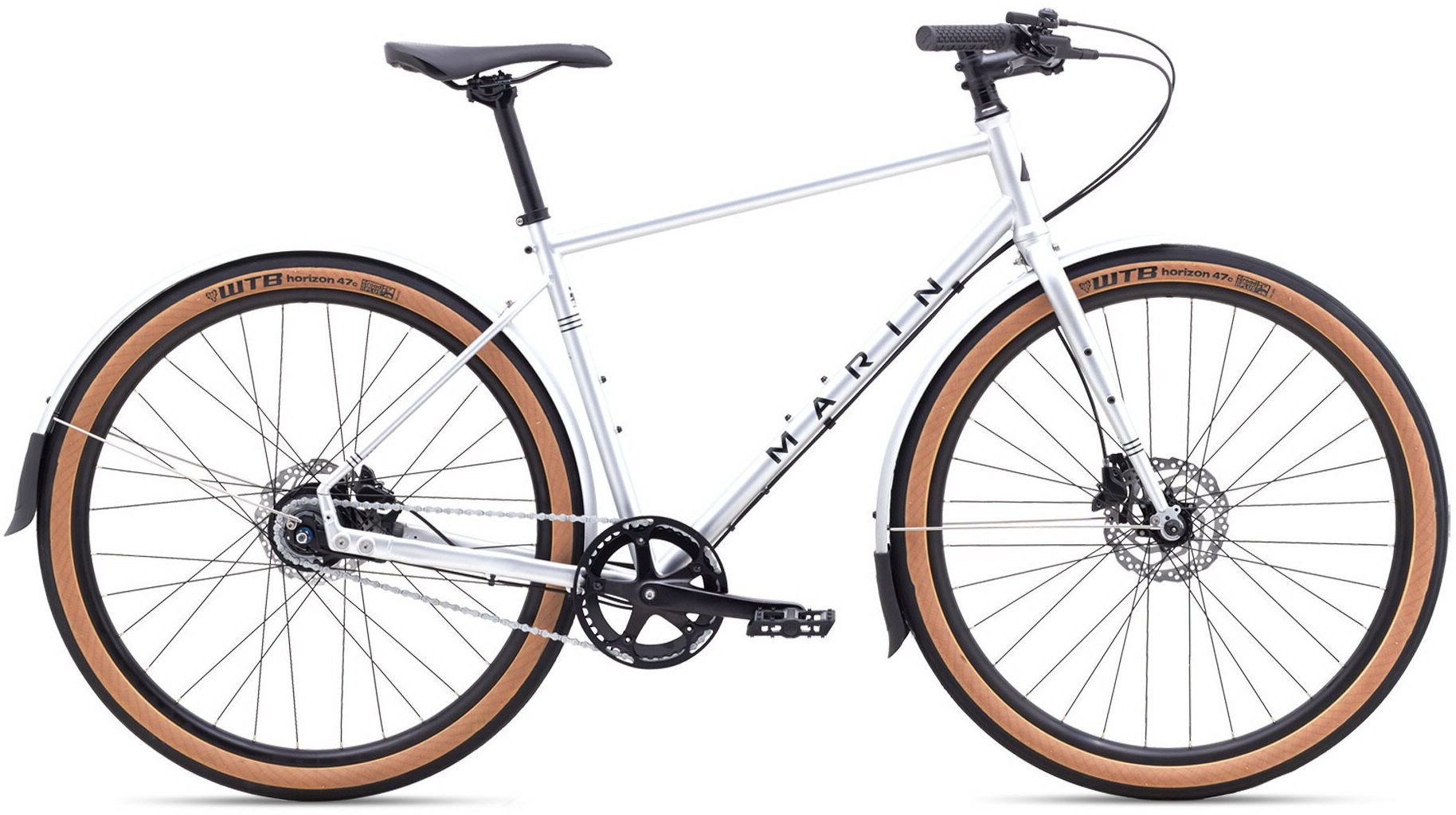 Велосипед 27,5" Marin MUIRWOODS RC рама - L Gloss Silver/Black A0 фото 
