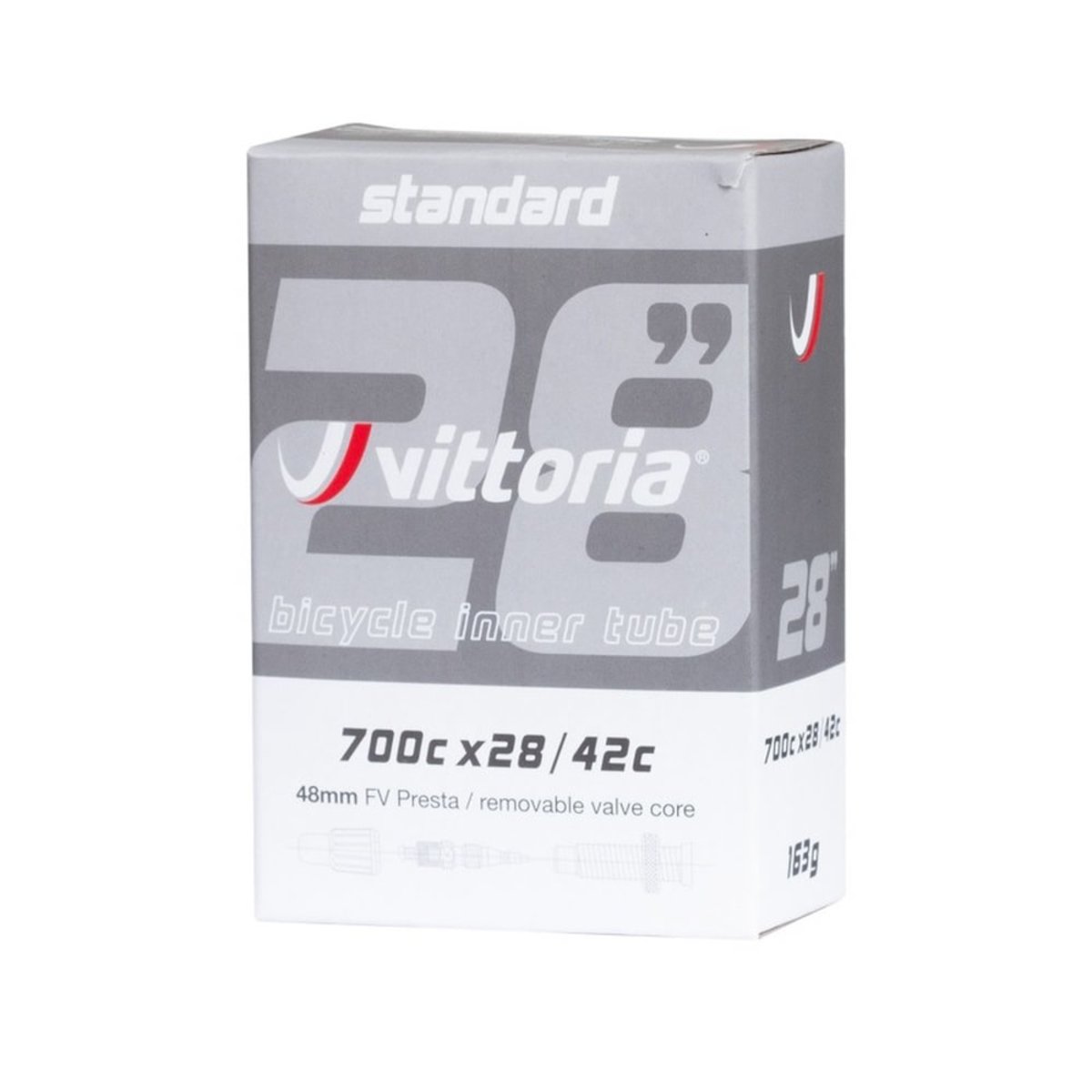 Камера 700x28-42C Vittoria Road Standard FV RVC 48mm фото 