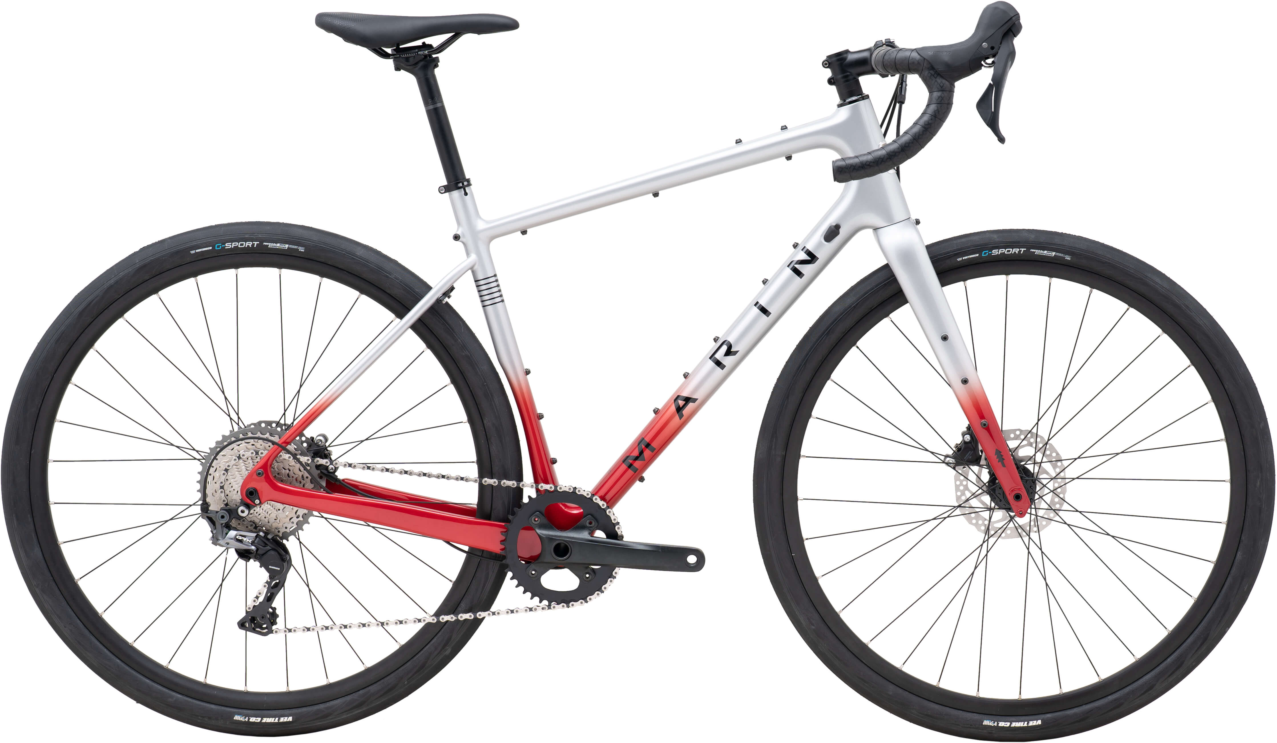 Велосипед 28" Marin Headlands 1 рама - 54см 2024 Gloss Chrome/Chrome Red/Black