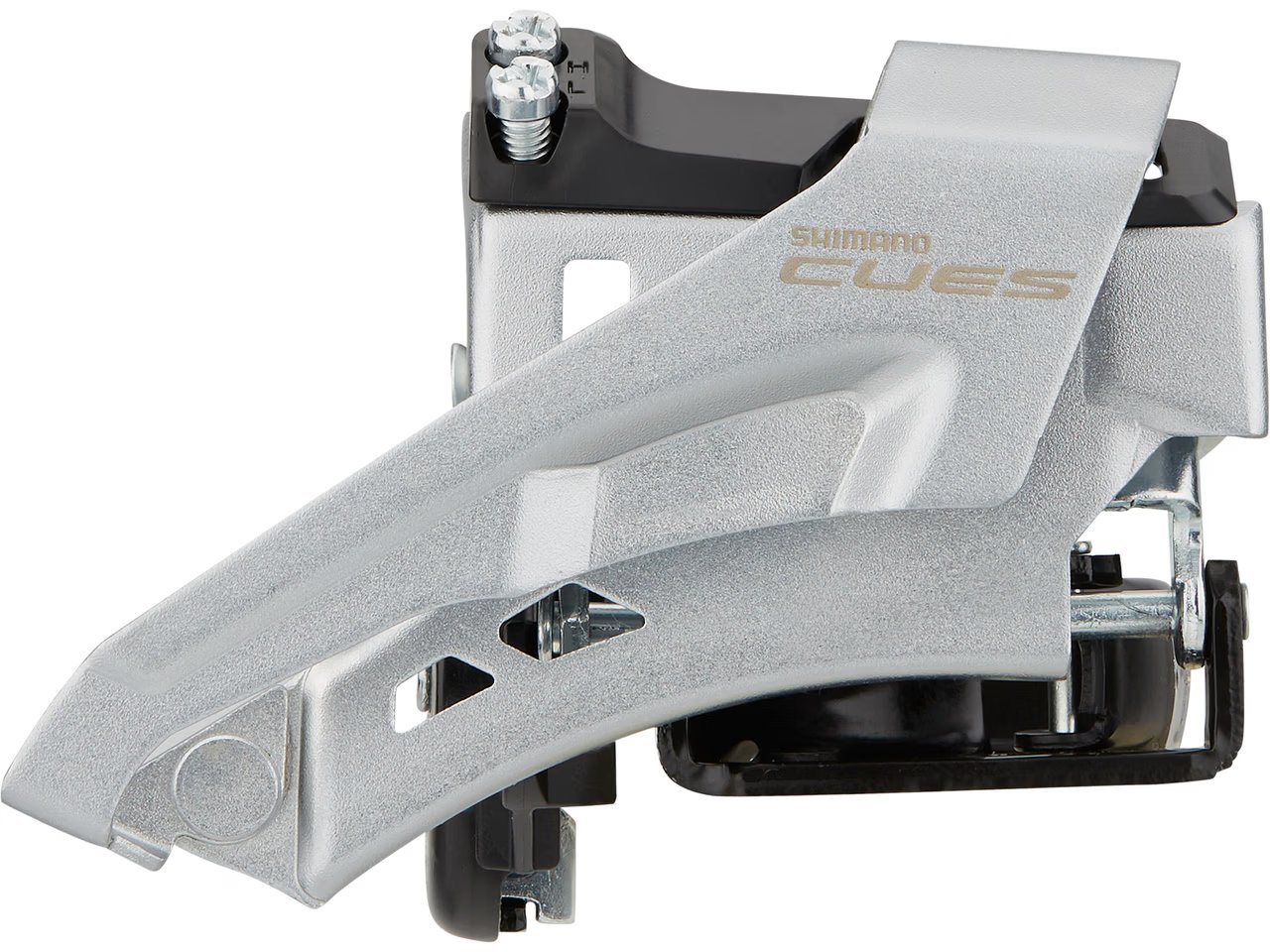 Перемикач пер. Shimano FD-U4000-L CUES, 2x9-10, LOW CLAMP, TOP-SWING, 34.9 мм хомут (адаптер 31.8/28.6 мм), макс. 36/40 зуб. фото 