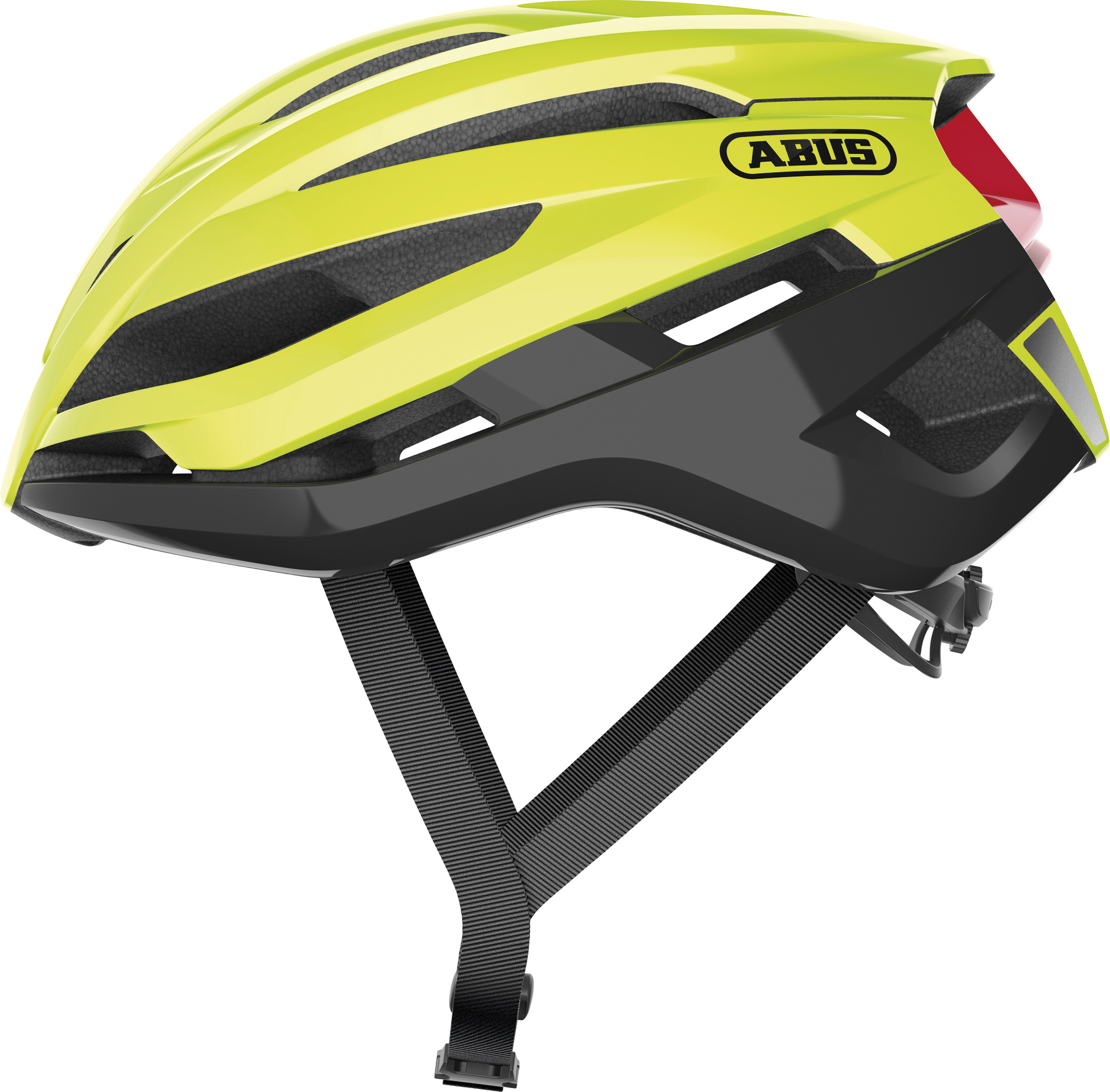 Шлем ABUS STORMCHASER, размер S (51-55 см), Neon Yellow, желто-черный фото 