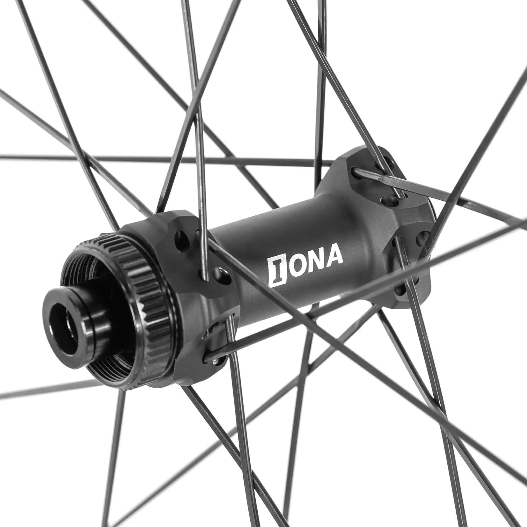 Колесо пер. + задн. 28" ERE TENACI GT25 CARBON, Gravel, 100x12/142x12, CL, MS12, tubeless, черный сатин фото 3