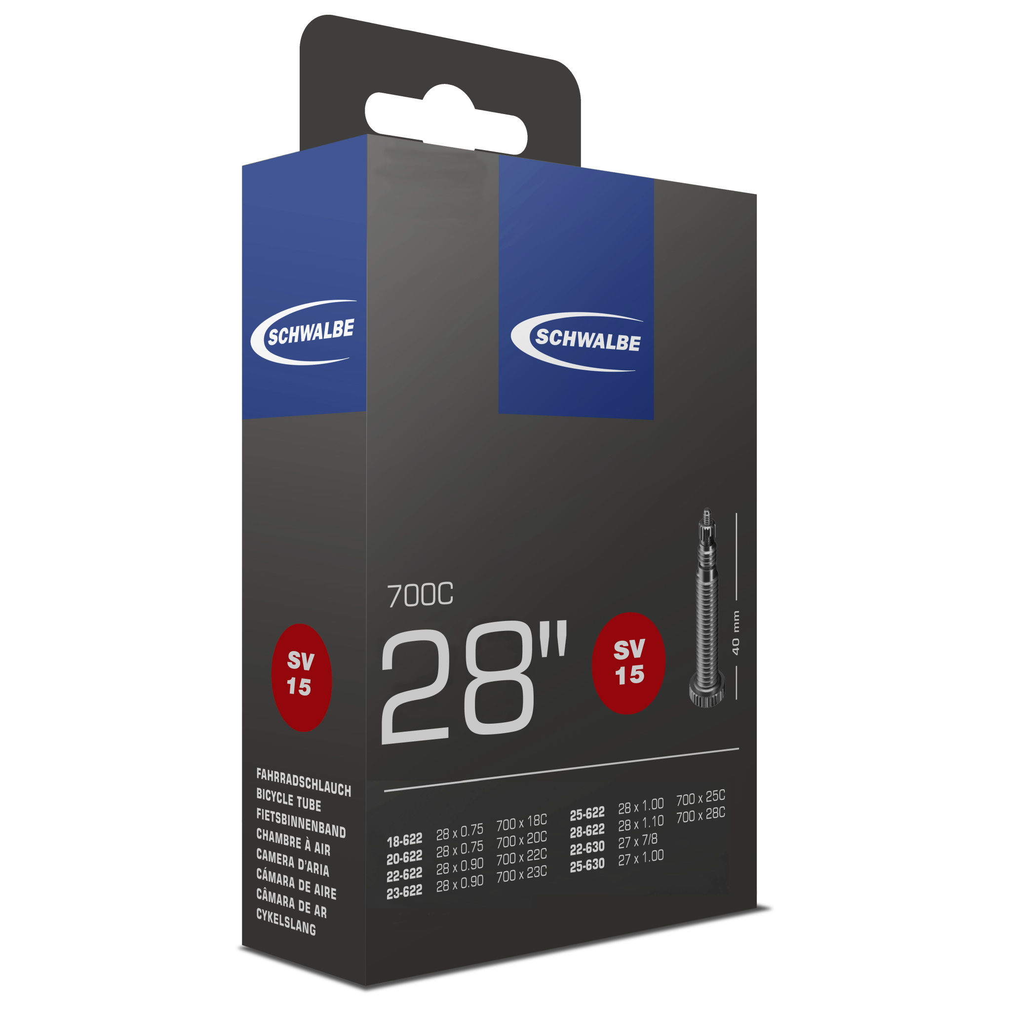 Камера 28" (18/28x622/630) Schwalbe SV15 40мм VM фото 