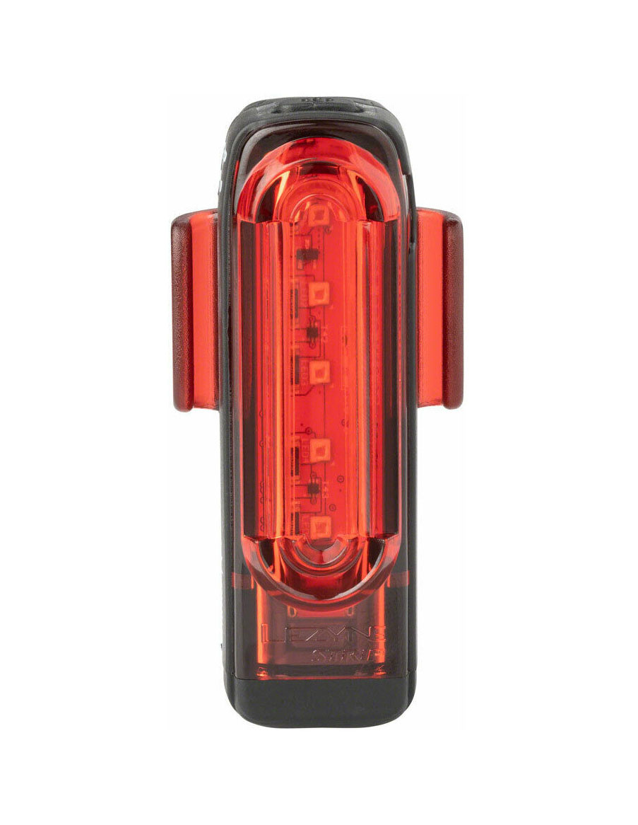 Мигалка задняя Lezyne STRIP DRIVE PRO REAR, 300 люмен, 11 режимов, черная фото 2