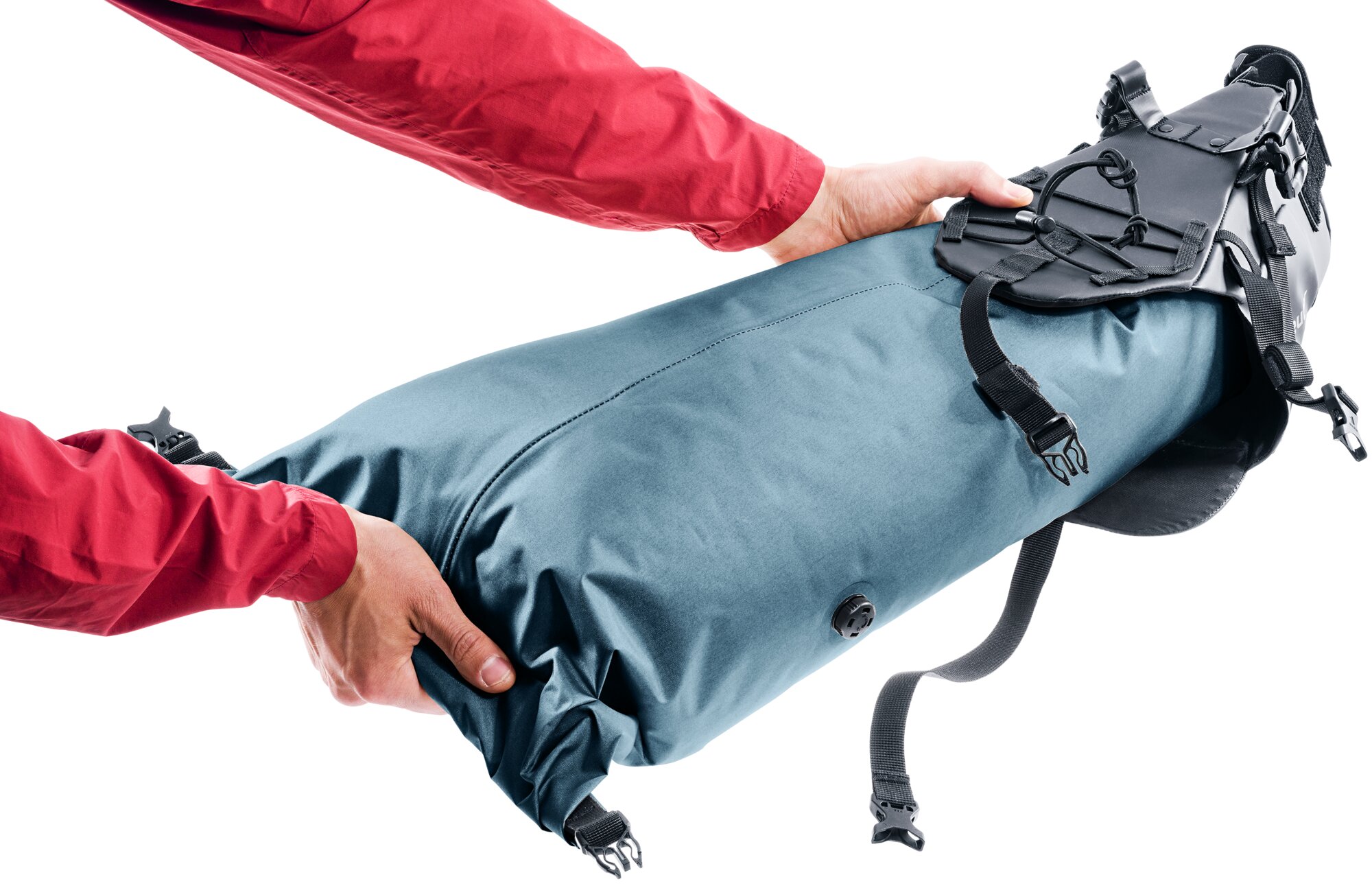 Сумка подседельная компрессионная Deuter CABEZON SB 16, 16 л, atlantic-black фото 2
