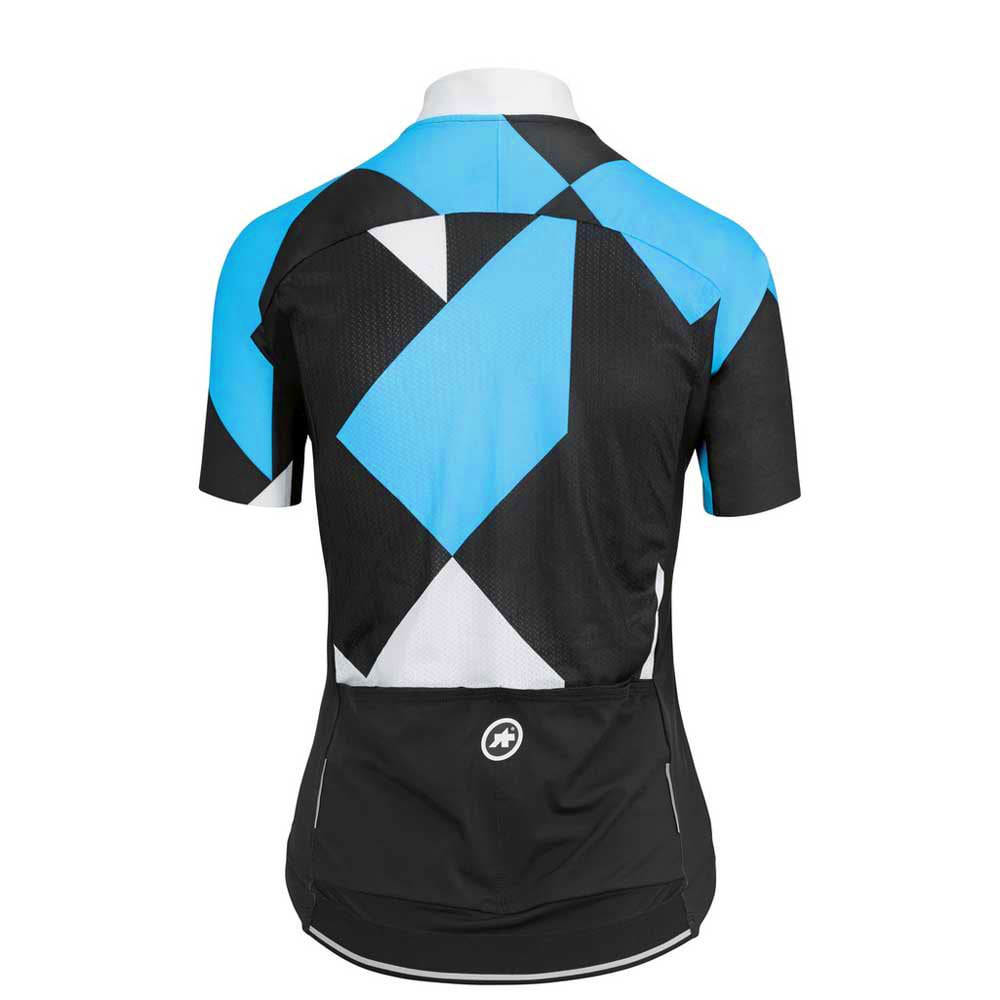 Джерсі ASSOS Women's Rock SS, кор. рукав, жіноче, чорно-біло-синє, M фото 2