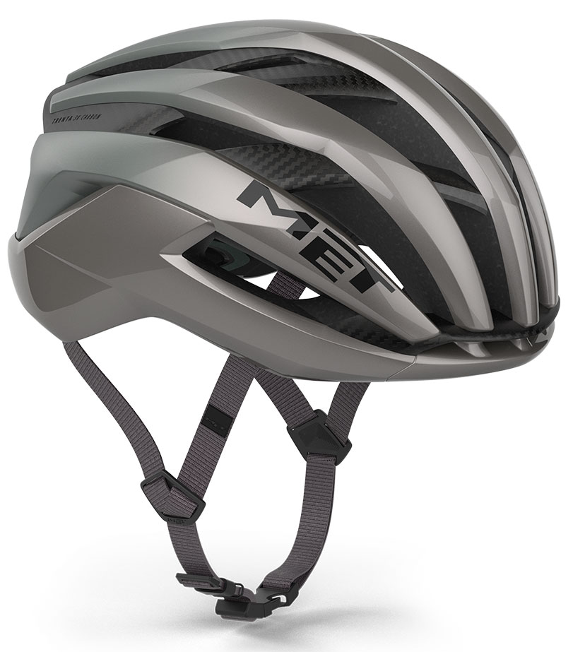 Шолом Met TRENTA 3K CARBON CE розмір M (56-58), Opal Gray Glossy фото 