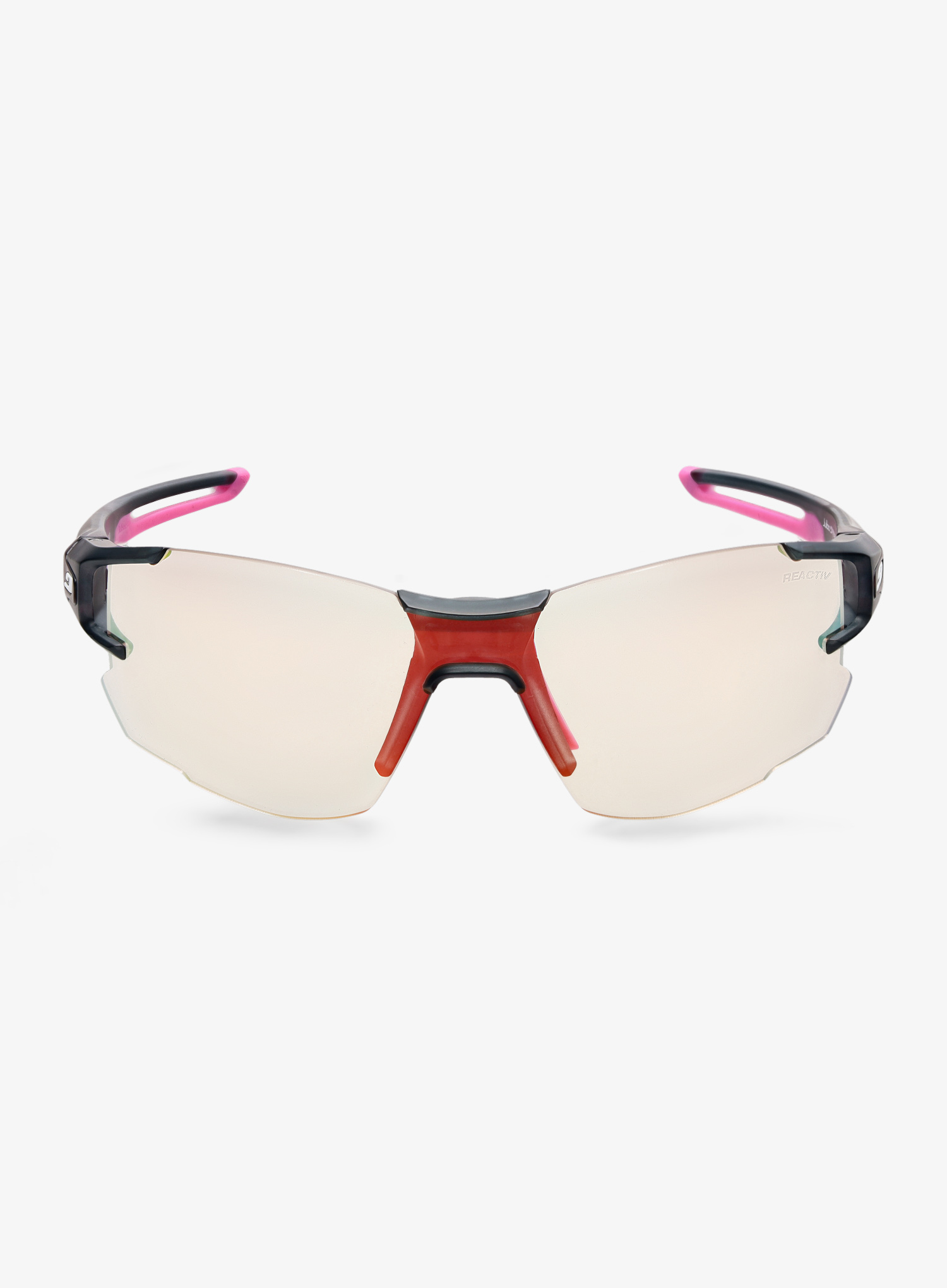 Окуляри Julbo AEROLITE REACTIV PERFOMANCE 1-3 LIGHT AMPLIFIER, чорно-рожеві, фотохромна лінза фото 4