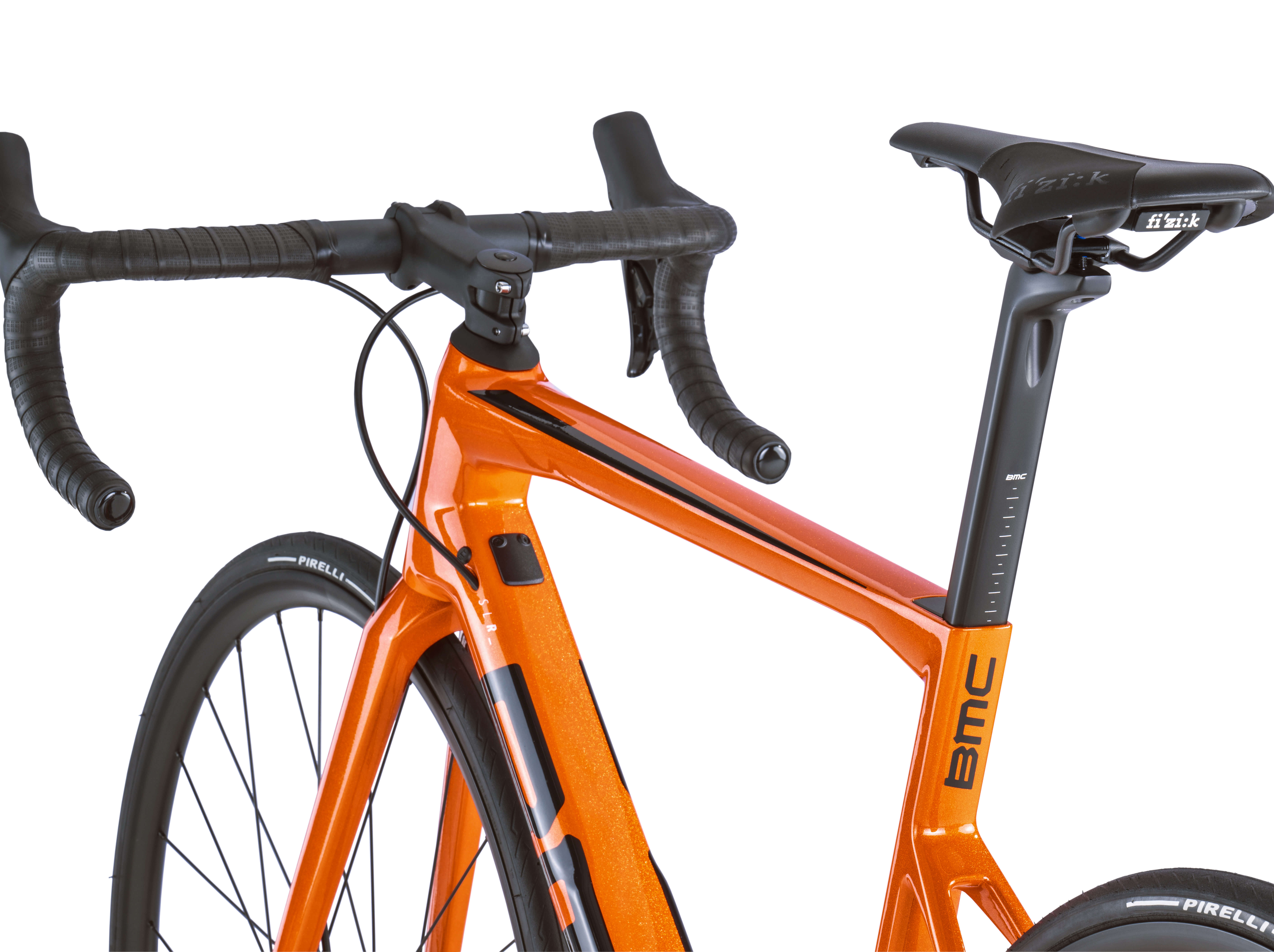 Велосипед 28" BMC TEAMMACHINE SLR FOUR рама - 54см ora blk sil A5 фото 4