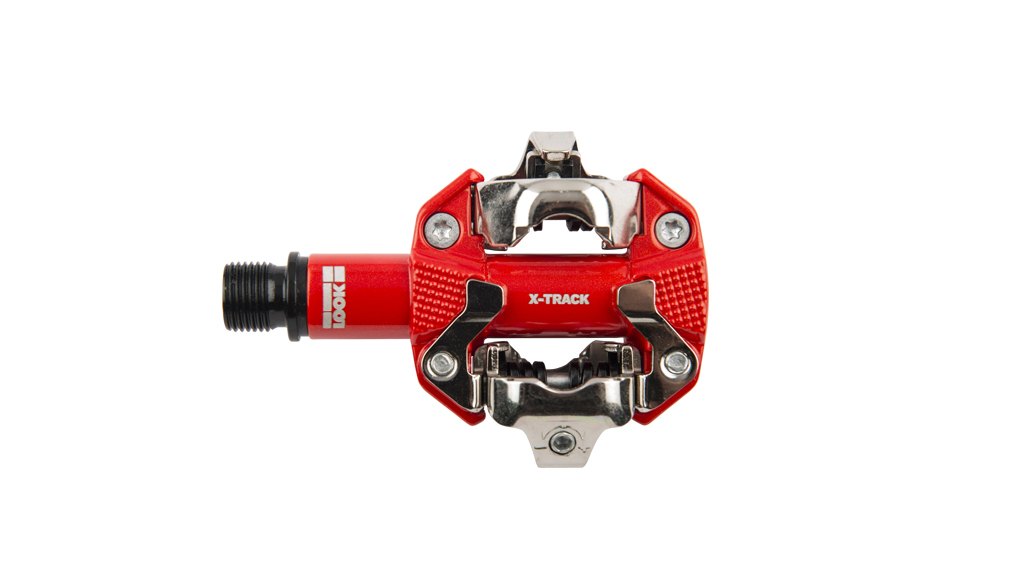 Педалі Look X-TRACK алюміній, вісь chromoly 9/16 ", червона фото 