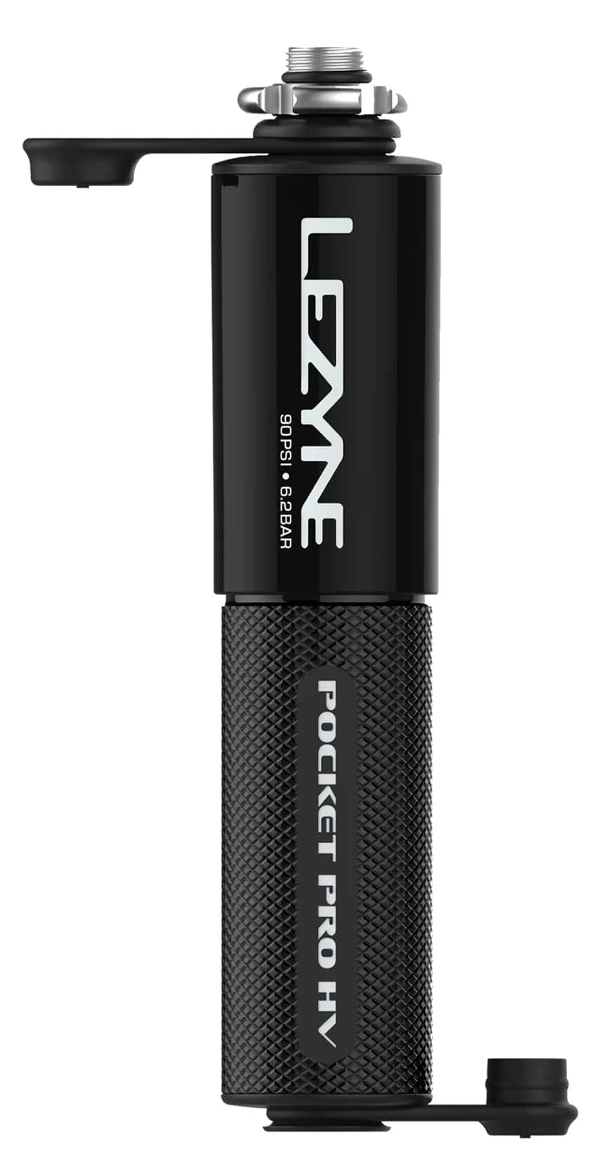 Мининасос Lezyne POCKET DRIVE PRO HV, 90psi, черный матовый фото 2