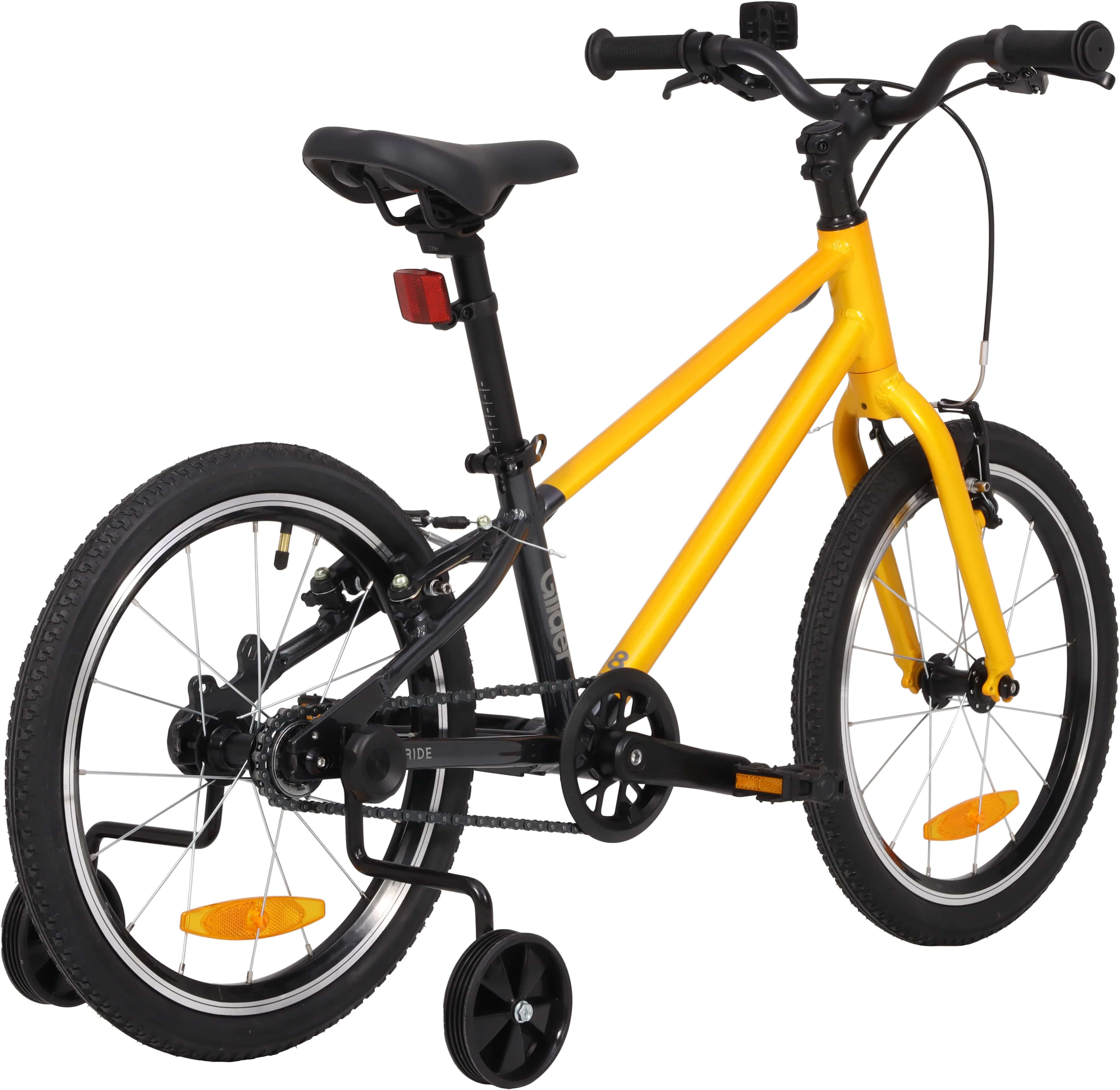 Велосипед 18" Pride GLIDER 18 жовтий A5 фото 3