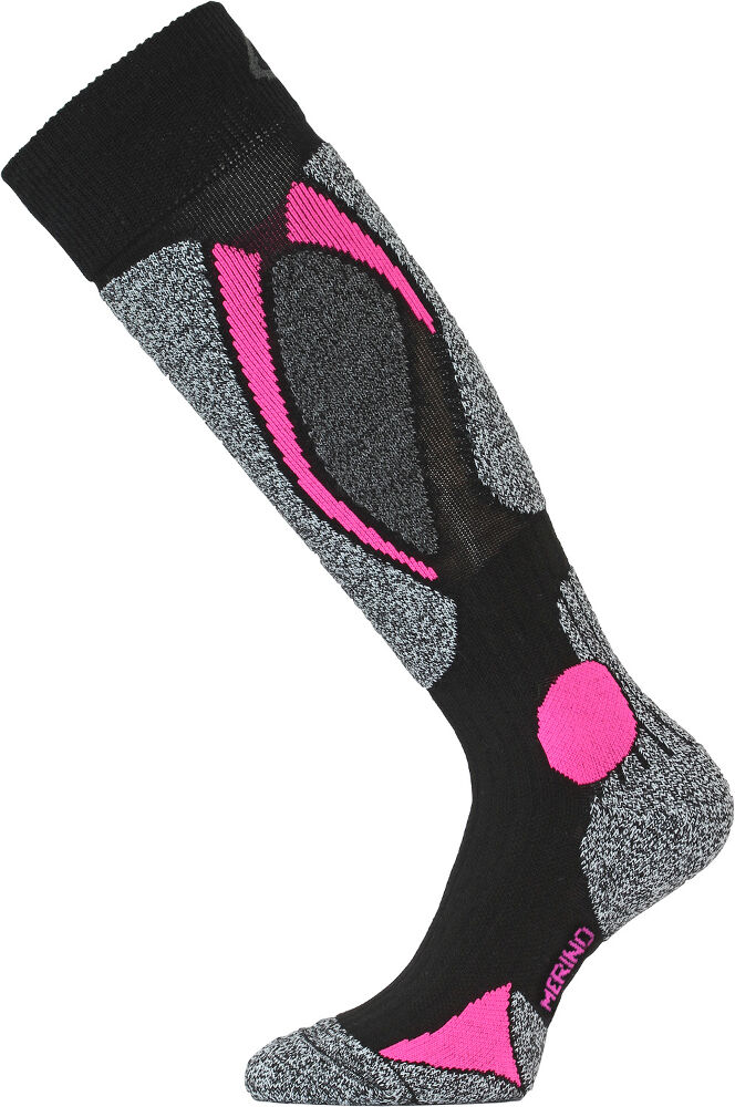 Термошкарпетки Lasting лижі SWC 904, розмір S, чорні/рожеві фото 