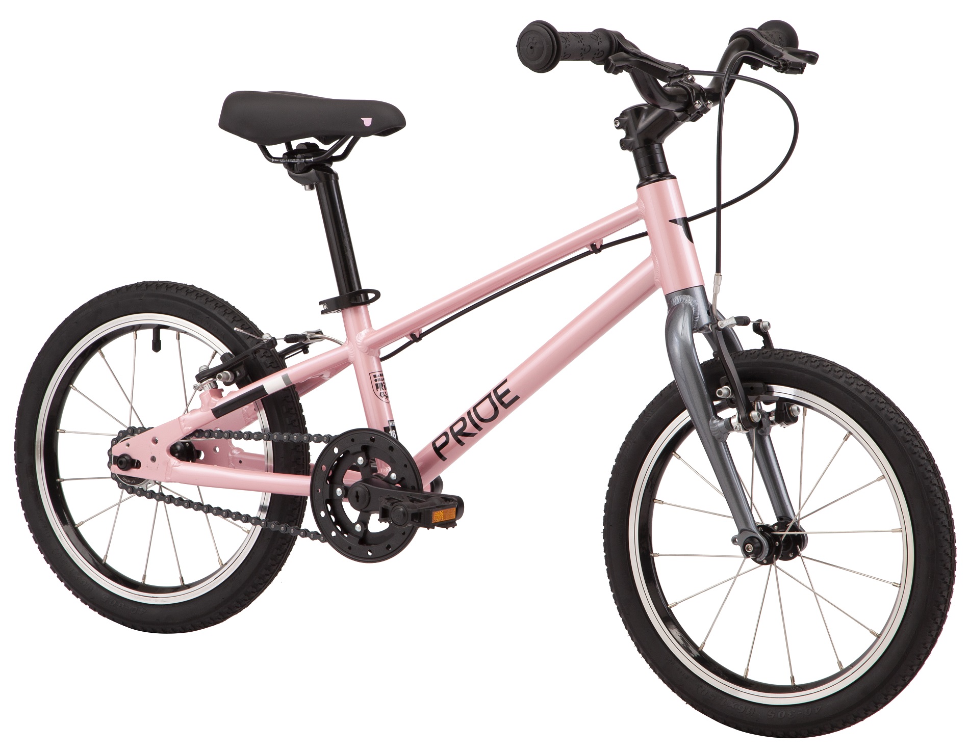 Велосипед 16" Pride GLIDER 16 розовый A2 фото 2