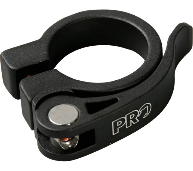 Зажим підседельного штиря PRO 28.6mm, чорний фото 