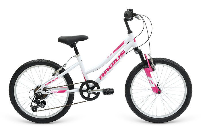 Велосипед 20 "Radius Ponyridge AL Gloss White/Gloss Pink/Gloss Pastel Pink