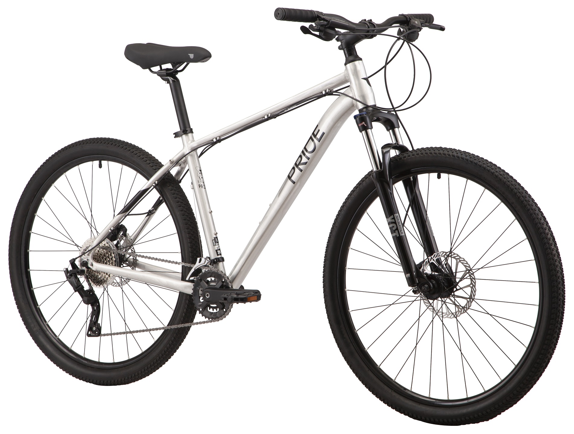 Велосипед 29" Pride MARVEL 9.3 рама - M 2023 серый (тормоза SRAM, задний переключатель и манетка - MICROSHIFT) фото 2