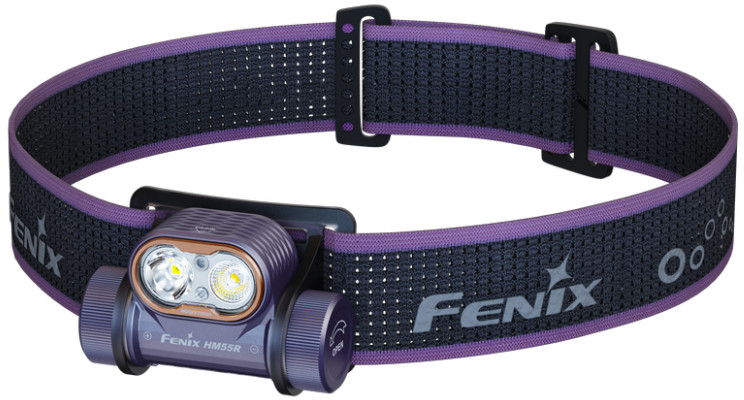 Фонарь налобный Fenix HM55R, фиолетовый фото 