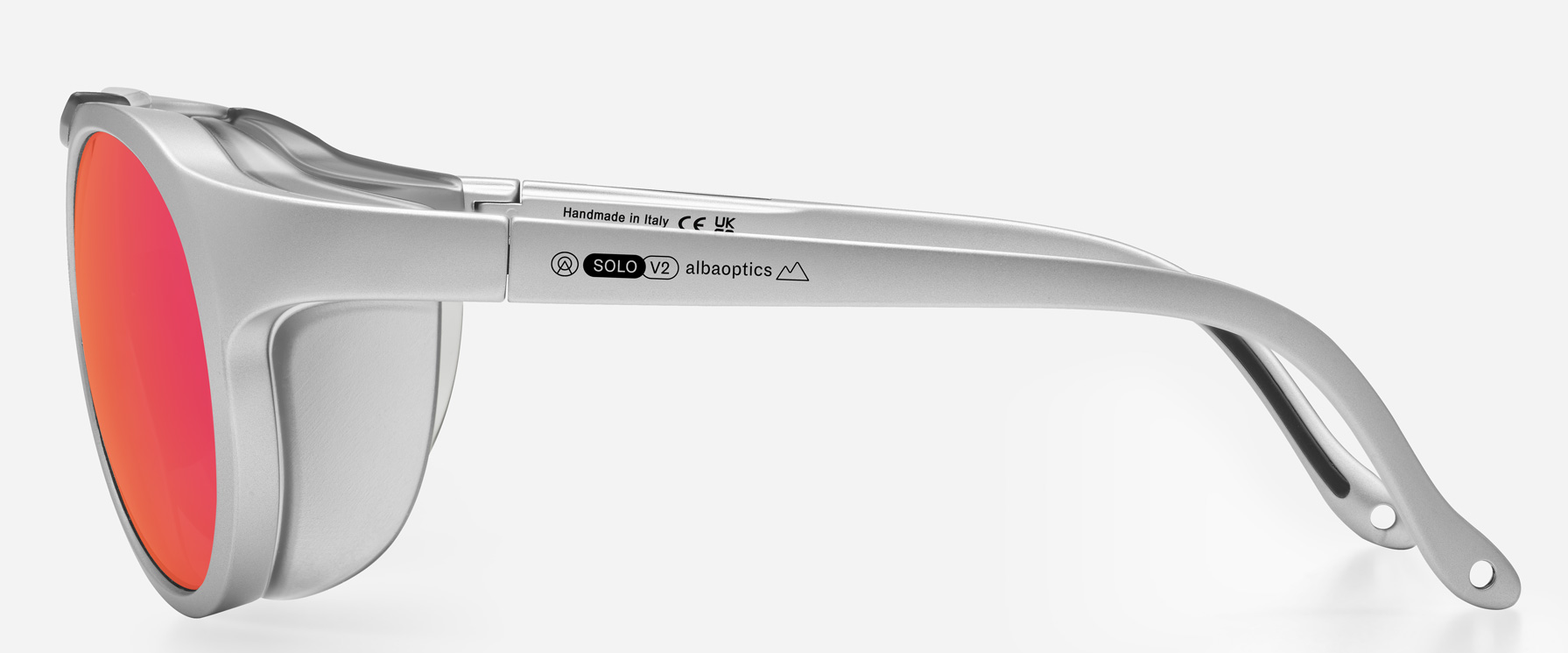 Очки Albaoptics Solo II Silver Metal Vzum Lava фото 3