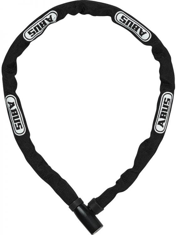 Замок ABUS Steel-O-Chain, цепь 4x75, 2 ключа, черный, белый логотип фото 