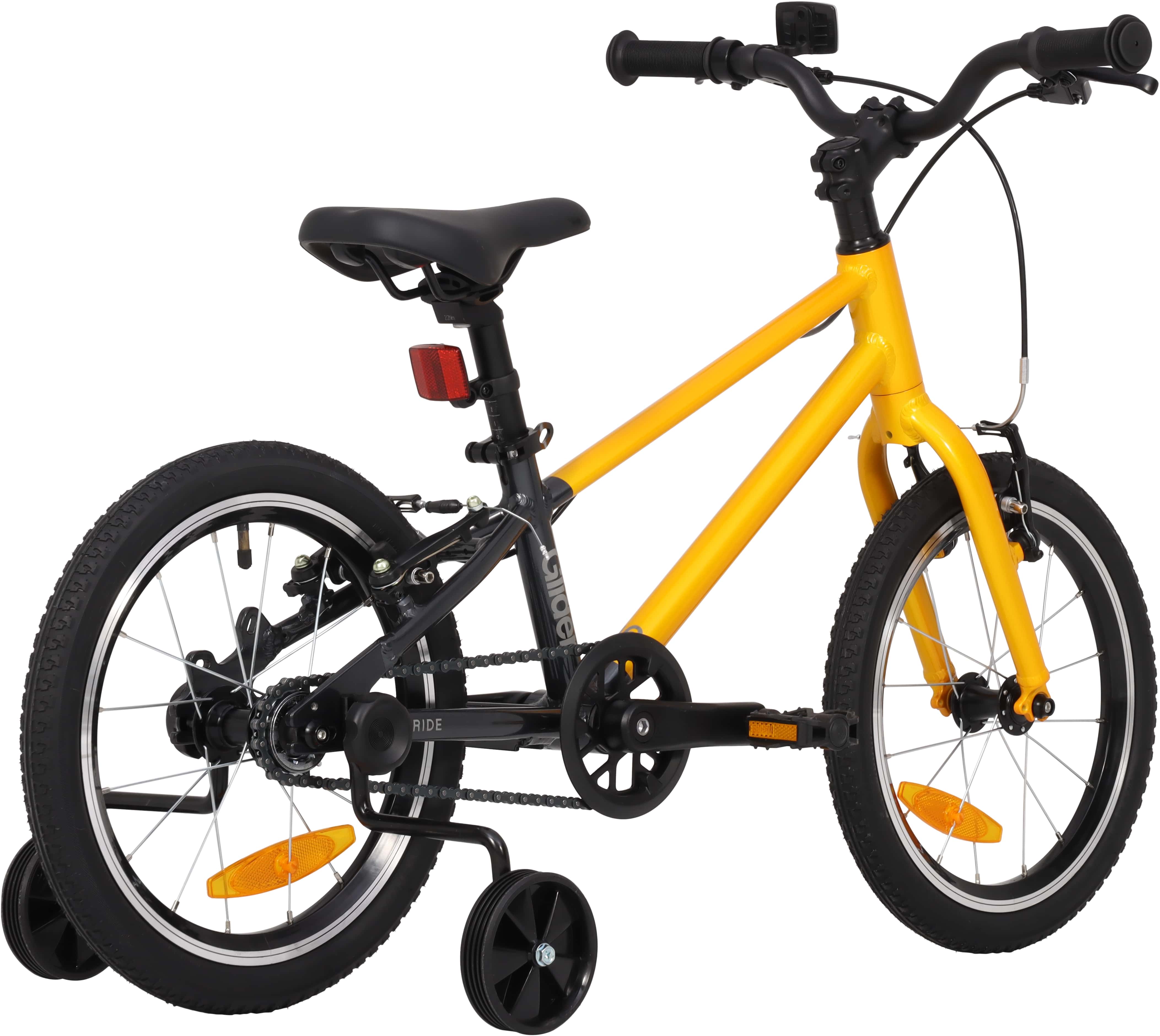 Велосипед 16" Pride GLIDER 16 жовтий A5 фото 3