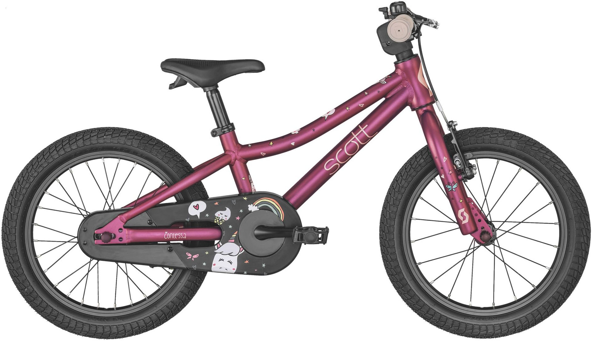 Велосипед 16" Scott CONTESSA 16 OS, бордовый A3 фото 