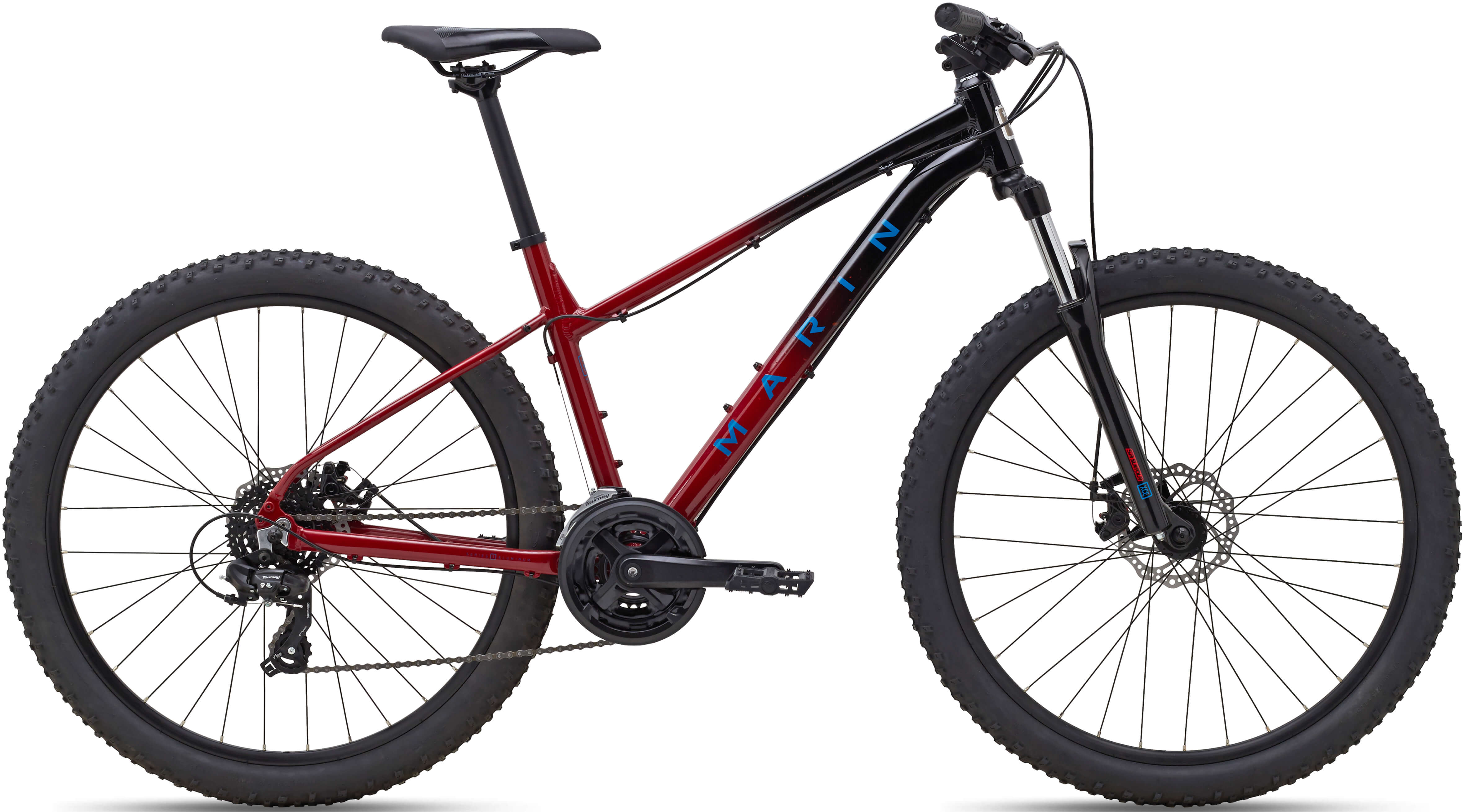 Велосипед 27,5" Marin WILDCAT TRAIL WFG 1 рама - S MAROON A4 фото 