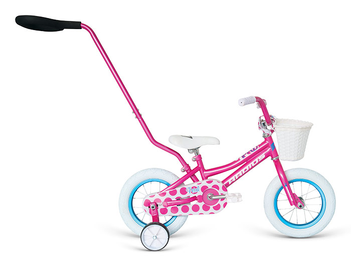 Велосипед 12 "Radius Petal Steerer Gloss Pink/Gloss Blue/Gloss White фото 
