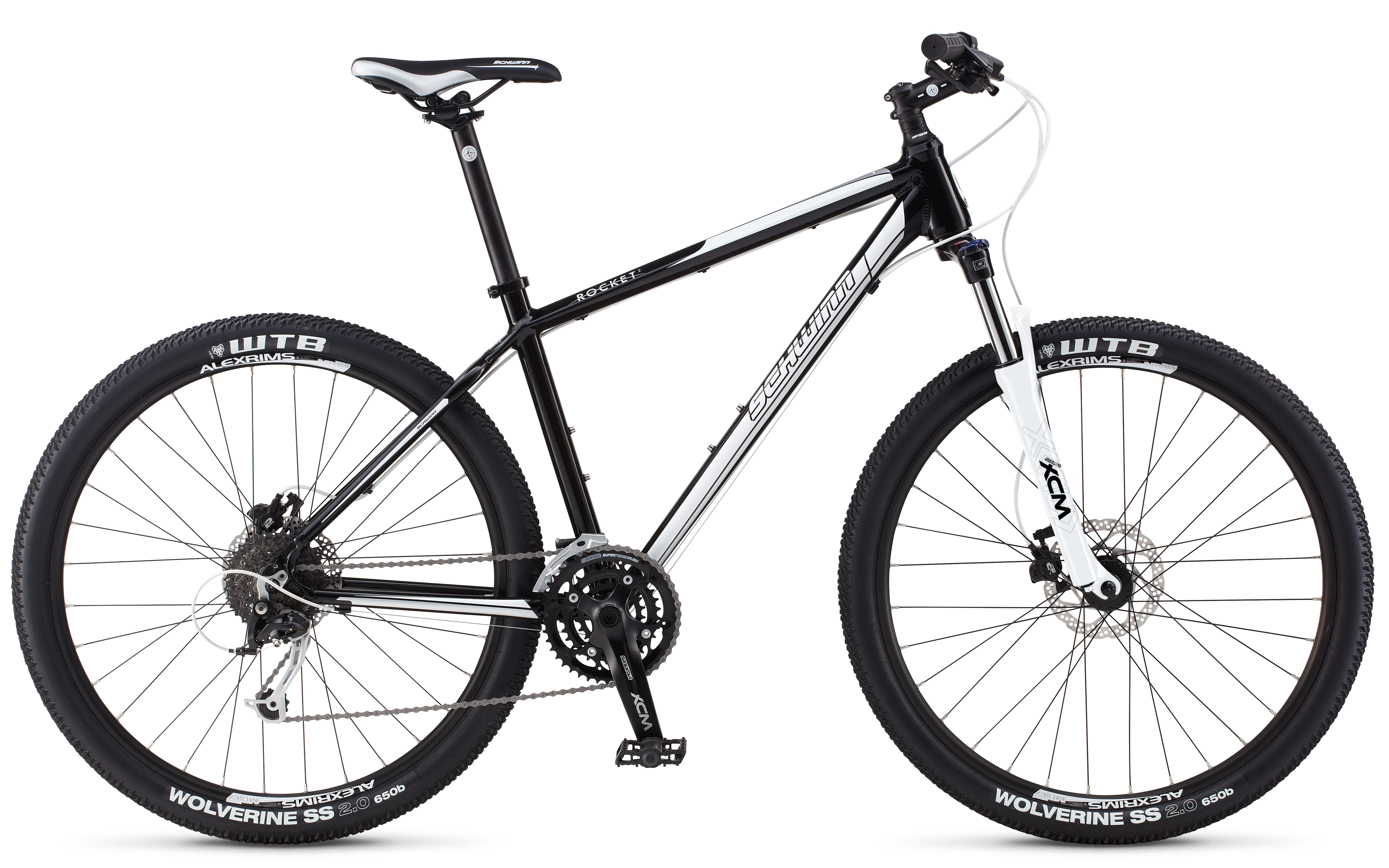 Велосипед 27,5" Schwinn Rocket 2 рама - M black/white 2014 фото 