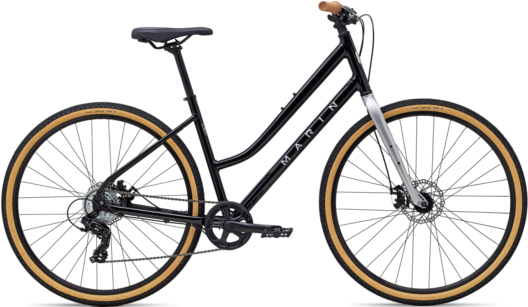 Велосипед 28" Marin KENTFIELD 1 ST рама - L 2023 Gloss Black/Chrome фото 