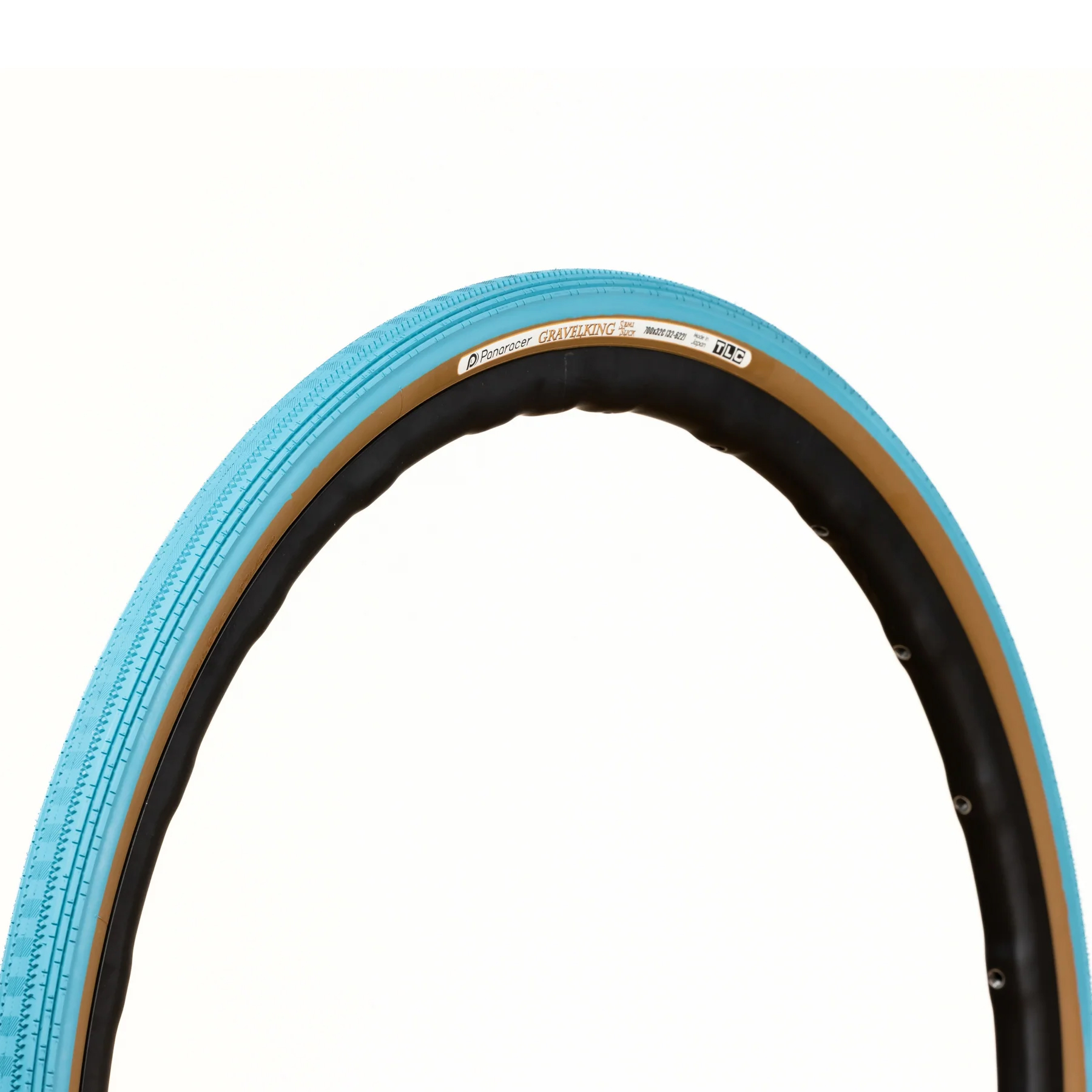 Покришка 700x38C Panaracer GRAVELKING SS Limited Edition, блакитна з коричневою боковиною фото 
