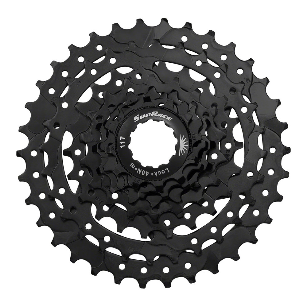 Кассета 7-k 11-34T SUN RACE M40 MTB, Black фото 