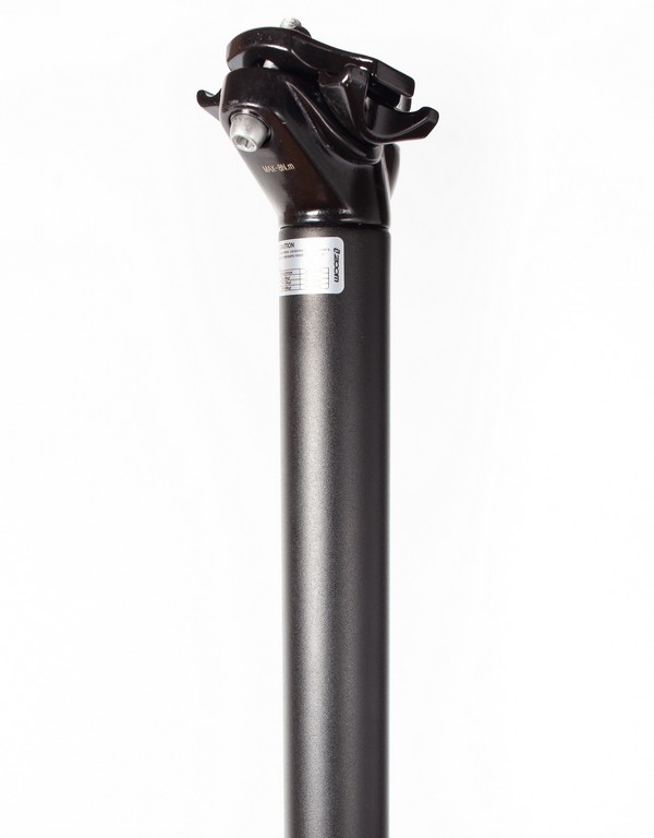 Подседельная труба ZOOM SP-C255/ISO-M, 31,6х350мм, алюминий литой, SAND BLASTED AN BK фото 