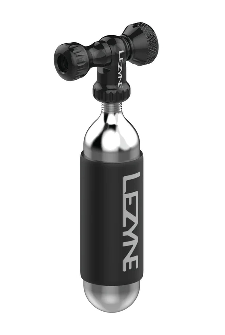 Насос Lezyne CONTROL DRIVE CO2, з балоном CO2 16 г, чорний фото 