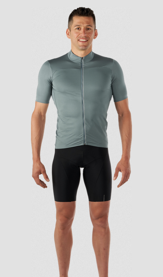 Джерси Mavic Essential кор рукав мужское серо-синее 2XL фото 3