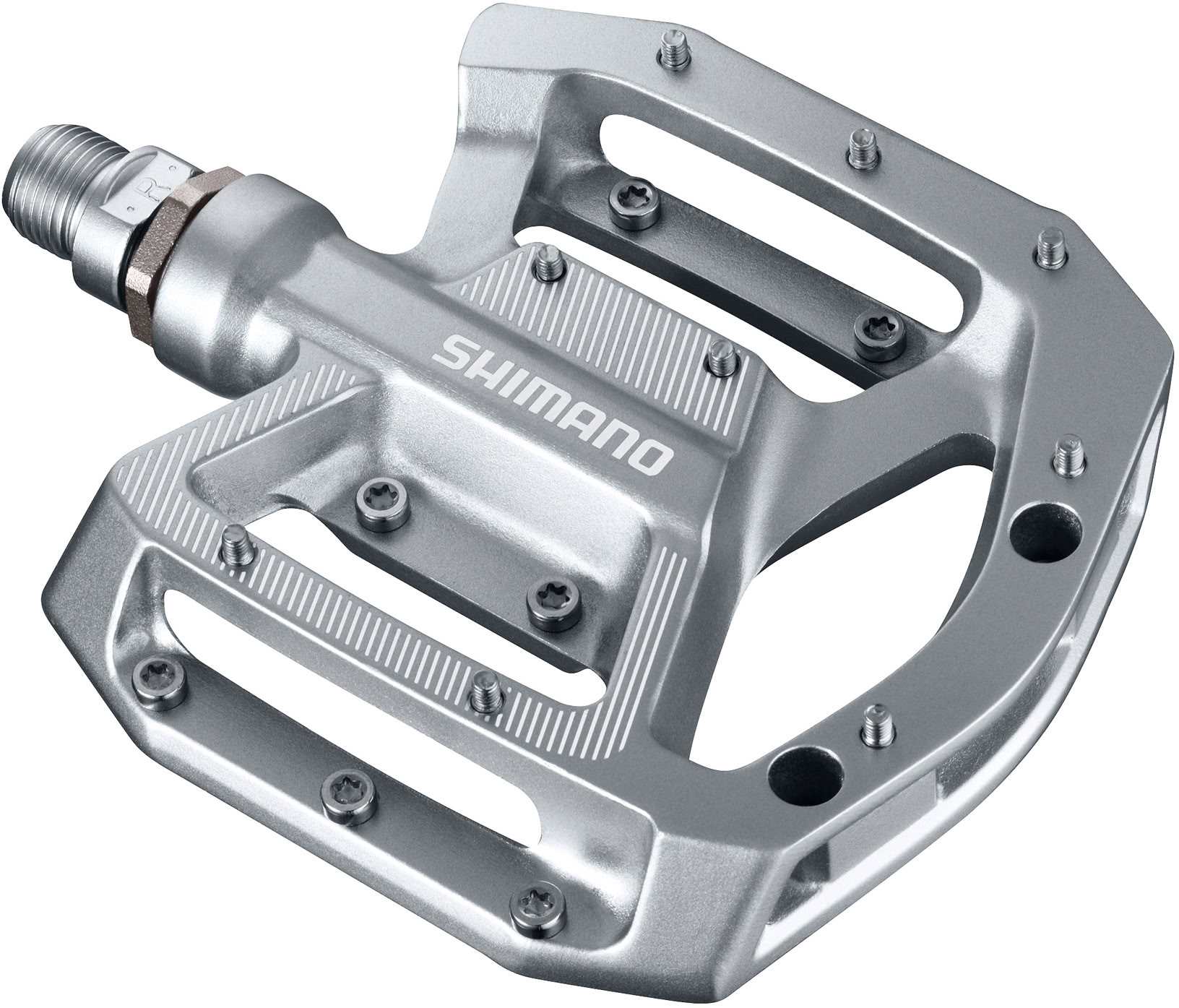 Педали Shimano PD-GR500L, ENDURO/TRAIL, серые фото 