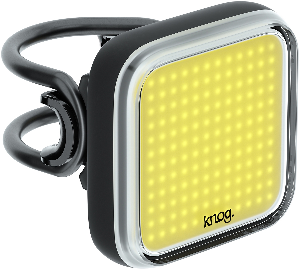 Блимавка передня Knog Blinder Grid Front, 200 люмен, 8 режимів, сіра фото 3