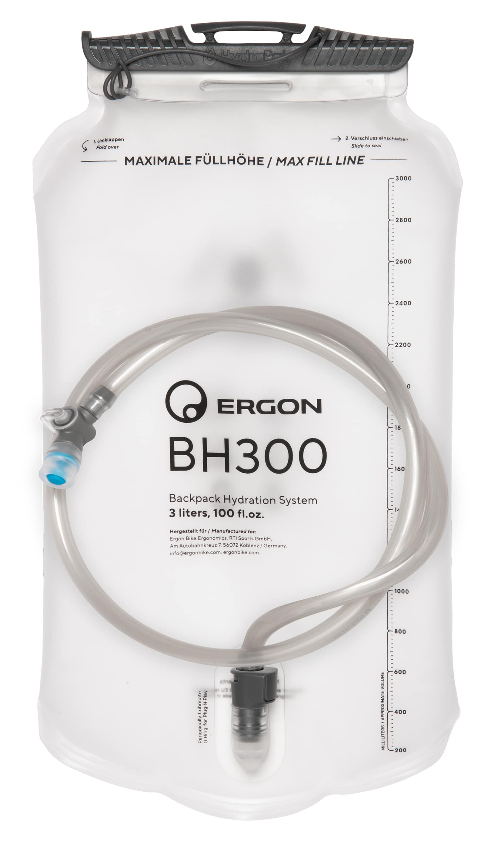 Питьевая система Ergon TRINKSYSTEM BH300, 3 л фото 