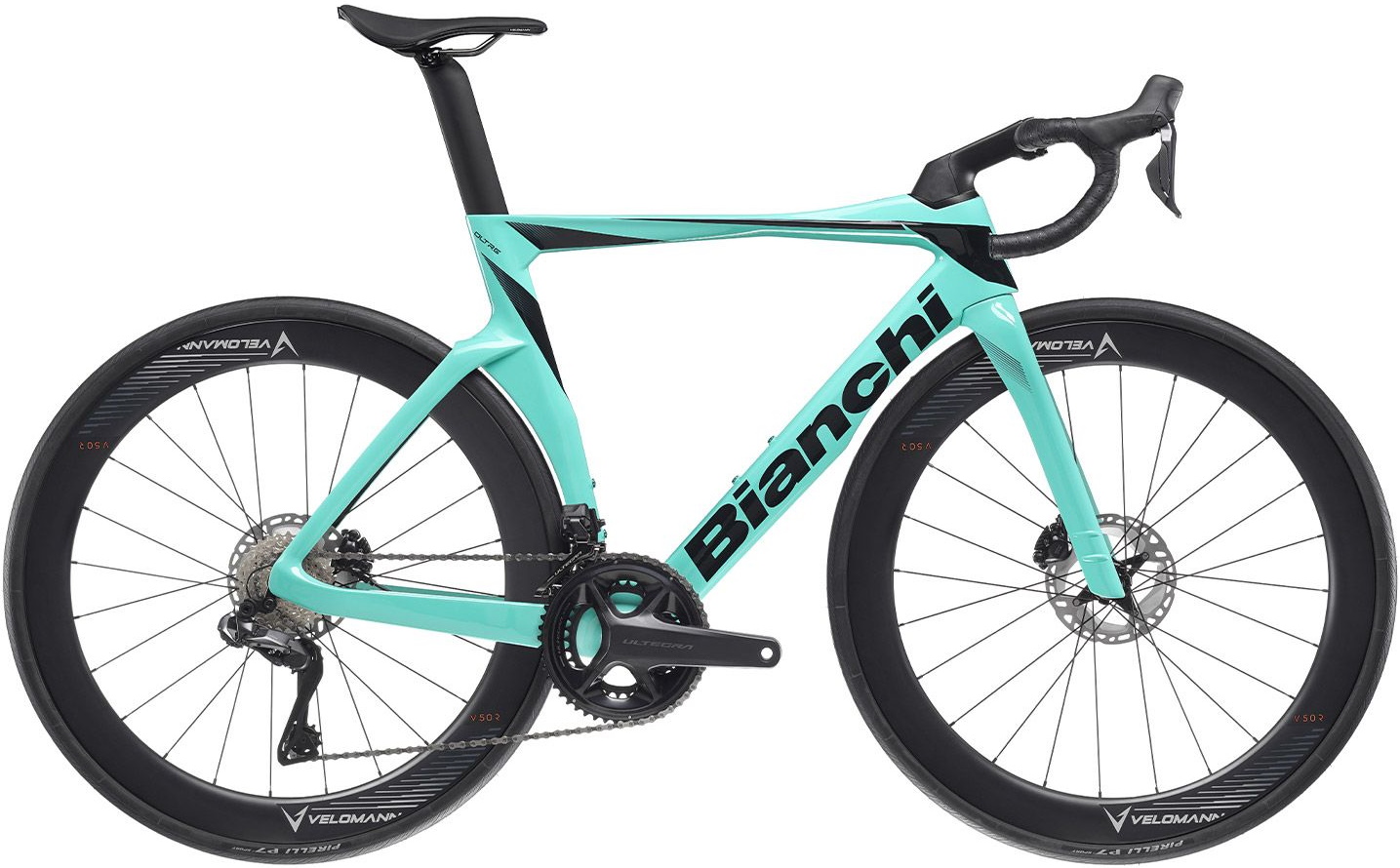 Велосипед 28" Bianchi OLTRE Comp Ultegra Di2 рама - 55 см CK16/Graphite Full Glossy A3 фото 