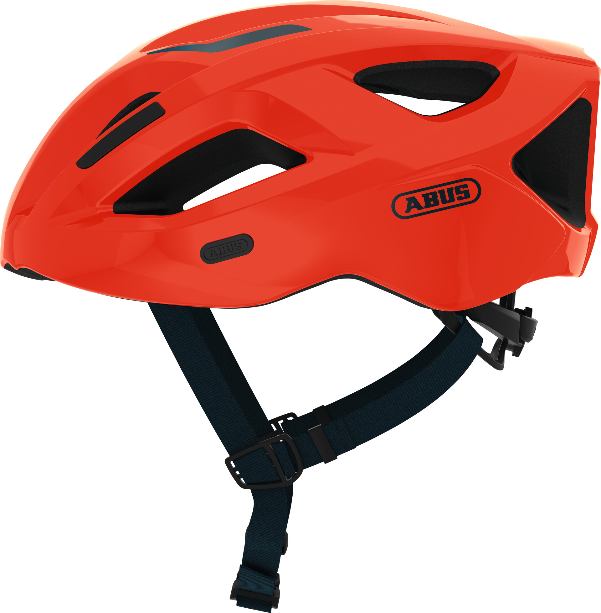 Шлем ABUS ADURO 2.1, размер M (52-58 см), Shrimp Orange, оранжево-черный