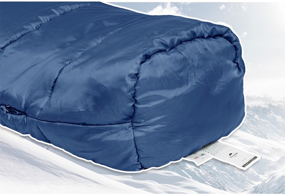 Спальный мешок Naturehike MJ300 CNK2300SD014, темно-голубой фото 10