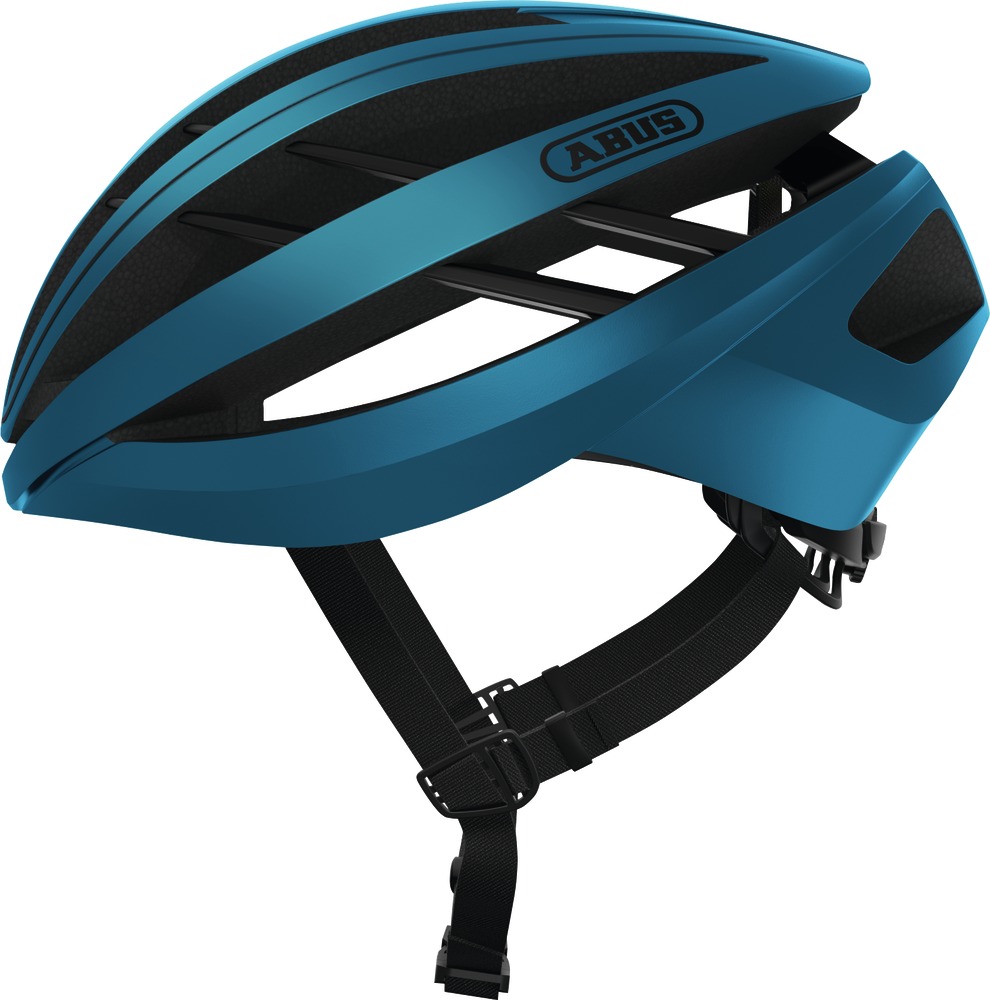 Шлем ABUS AVENTOR, размер S (51-55 см), Steel Blue, синий фото 