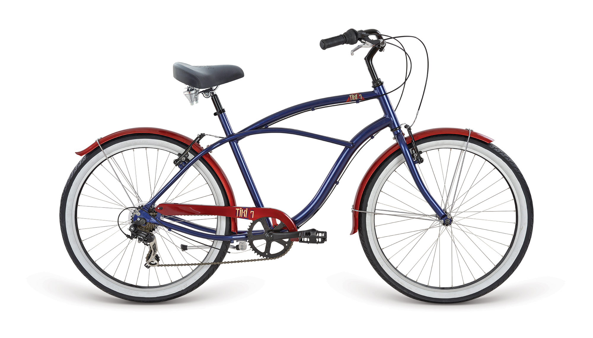 Велосипед 26" Apollo TIKI 7 MENS gloss Navy Blue / gloss Red фото 